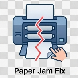 Paper jam troubleshooting